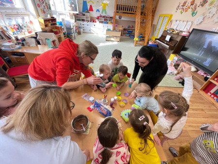 Návštěva maminky, která ráda peče